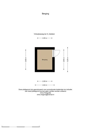 Floorplan - Vinkwijkseweg 2A14, 7038 AW Zeddam